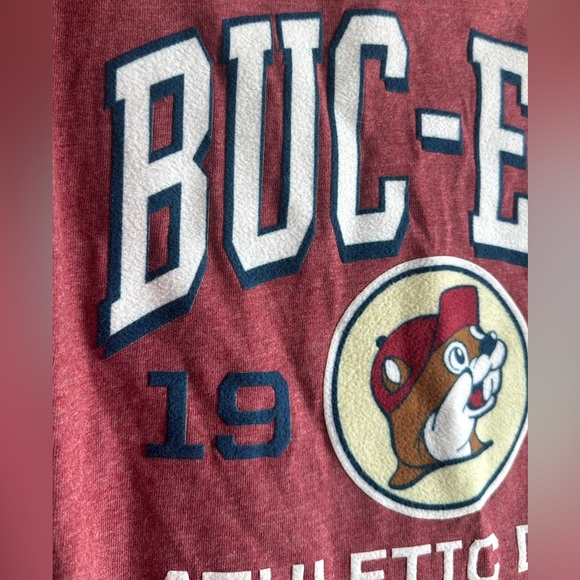 Buc-Ees Original Red Athletic Dept. Soft Long Sleeve Shirt Unisex - Size Medium - Picture 2 of 5